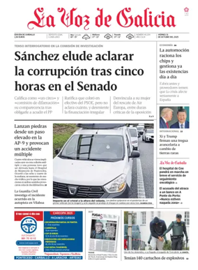 Cover of La Voz de Galicia (Carballo)