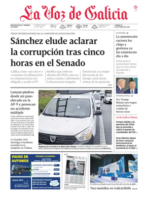 Cover of La Voz de Galicia (Deza)