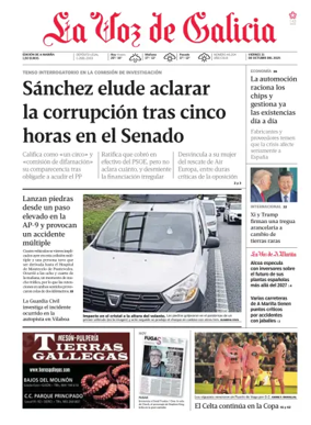 Cover of La Voz de Galicia (Viveiro)