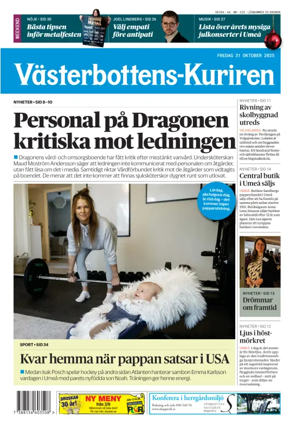 Cover of Västerbottens-Kuriren