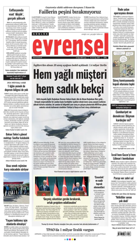 Cover of Evrensel Gazetesi