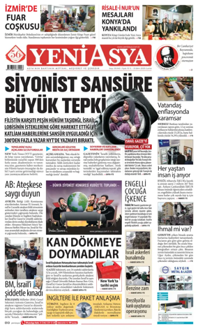 Cover of Yeni Asya