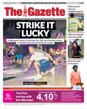 Cover of Blackpool Gazette