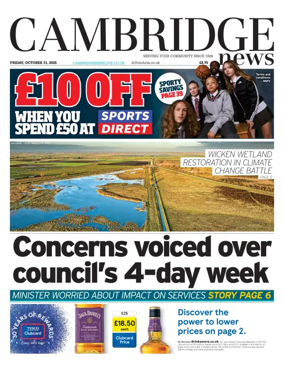 Cover of Cambridge News