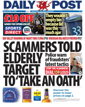 Cover of Daily Post (North Wales)