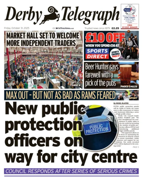Cover of Derby Telegraph