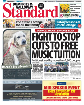 Cover of Dumfries & Galloway Standard