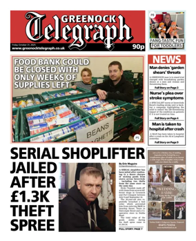 Cover of Greenock Telegraph