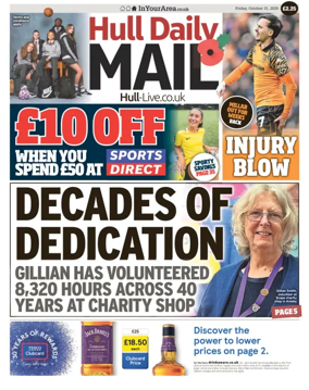 Cover of Hull Daily Mail