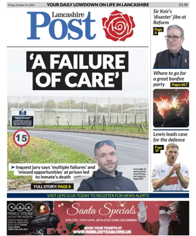 Cover of Lancashire Evening Post
