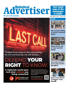 Cover of Maidenhead Advertiser