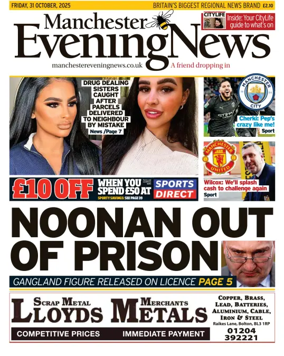 Cover of Manchester Evening News