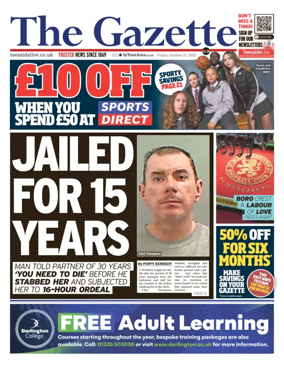 Cover of Teesside Evening Gazette