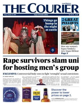 Cover of The Courier & Advertiser (Angus and The Mearns Edition)