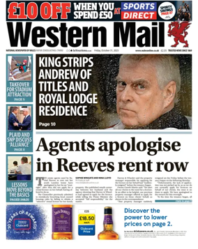 Cover of Western Mail