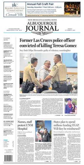 Cover of Albuquerque Journal