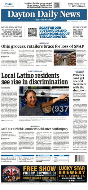 Cover of Dayton Daily News