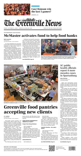 Cover of The Greenville News