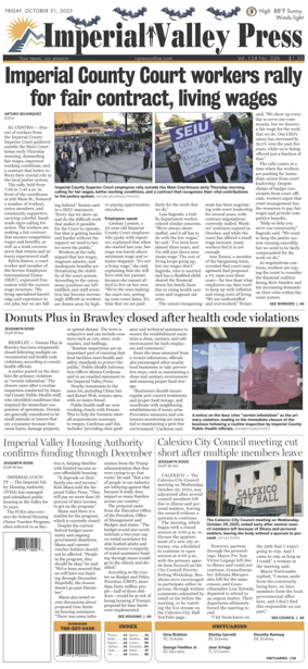 Cover of Imperial Valley Press