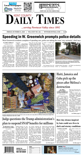 Cover of Kent County Daily Times