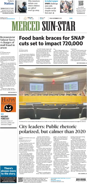 Cover of Merced Sun-Star