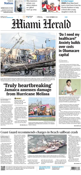 Cover of Miami Herald