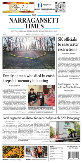 Cover of Narragansett Times