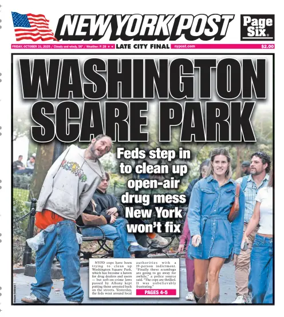 Cover of New York Post