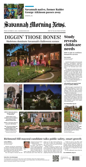 Cover of Savannah Morning News