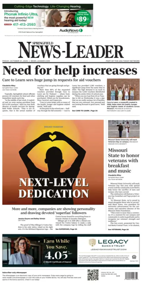 Cover of Springfield News-Leader