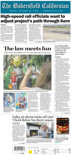 Cover of The Bakersfield Californian