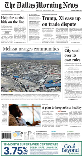 Cover of The Dallas Morning News