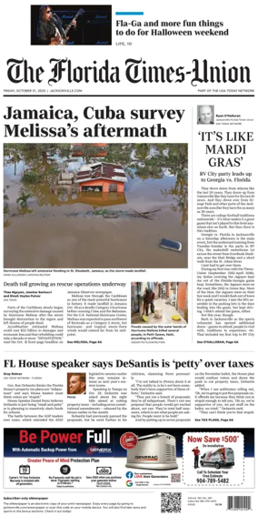 Cover of The Florida Times-Union