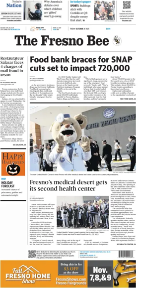 Cover of The Fresno Bee