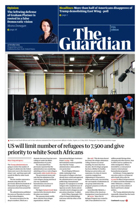 Cover of The Guardian (USA)