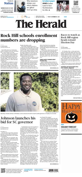 Cover of The Herald (Rock Hill)
