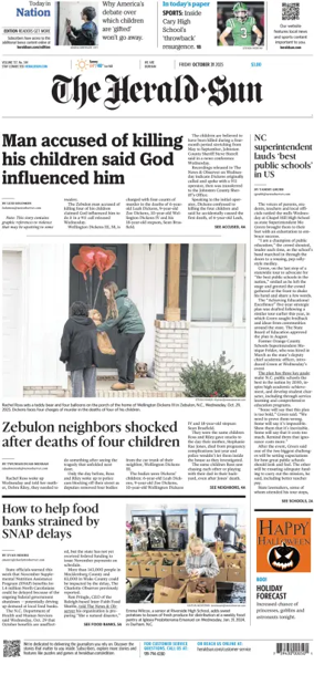 Cover of The Herald Sun