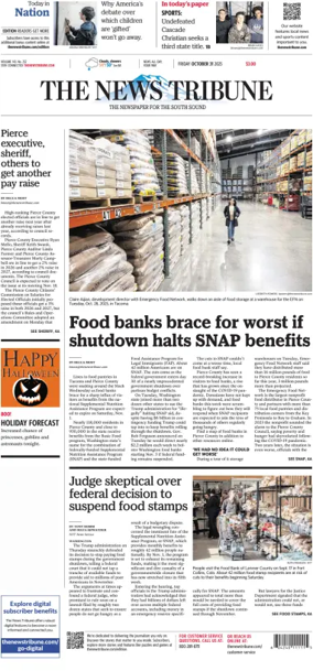 Cover of The News Tribune