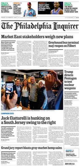 Cover of The Philadelphia Inquirer (South Jersey edition)