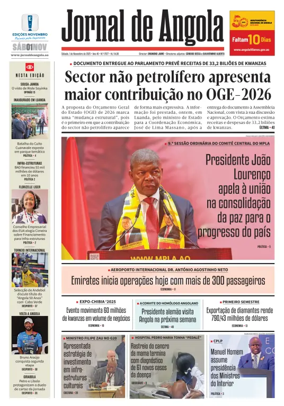 Cover of Jornal de Angola
