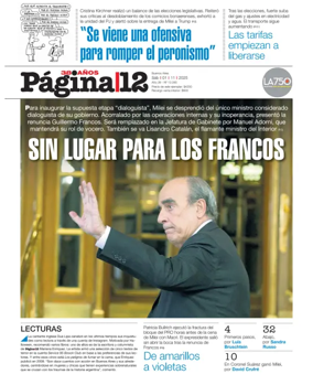 Cover of Pagina 12