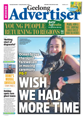Cover of Geelong Advertiser