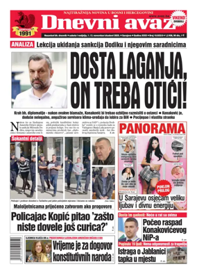 Cover of Dnevni avaz