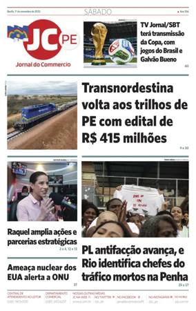 Cover of Jornal do Commercio