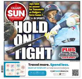 Cover of Calgary Sun