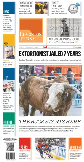 Cover of Edmonton Journal