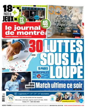 Cover of Le Journal de Montreal