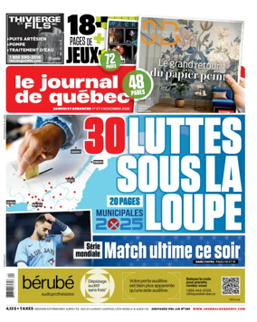 Cover of Le Journal de Quebec