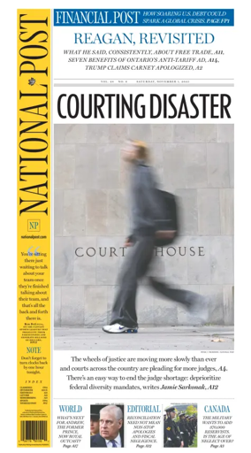 Cover of National Post - (National Edition)