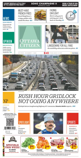Cover of Ottawa Citizen